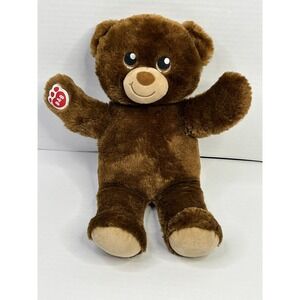 Build a Bear BAB Brown Plush Teddy Bear Stuffed Animal  w/ Embroidered Eyes 15"